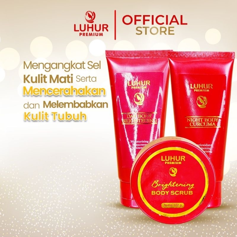 Paket Body Pencerah Kulit Tubuh Perawatan Kulit Tubuh Lotion Malam Pencerah Lotion Siang Pencerah Lu