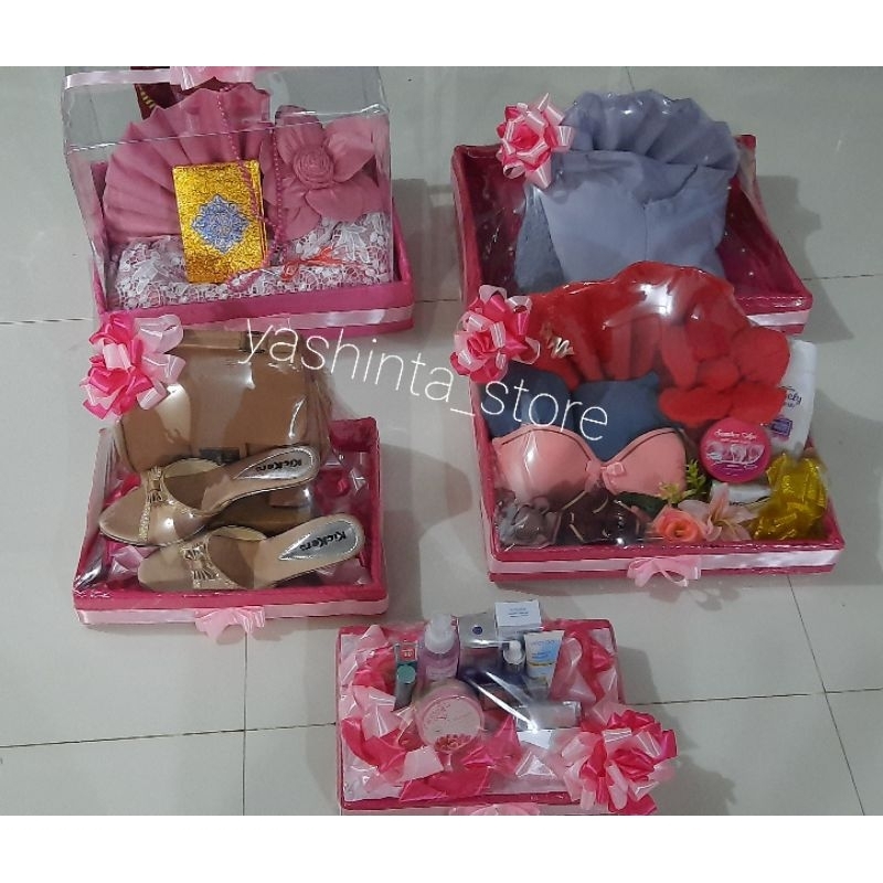 paket seserahan pernikahan 5 set / hantaran nikah / paket nikah murah / parsel nikah / parcel lamara