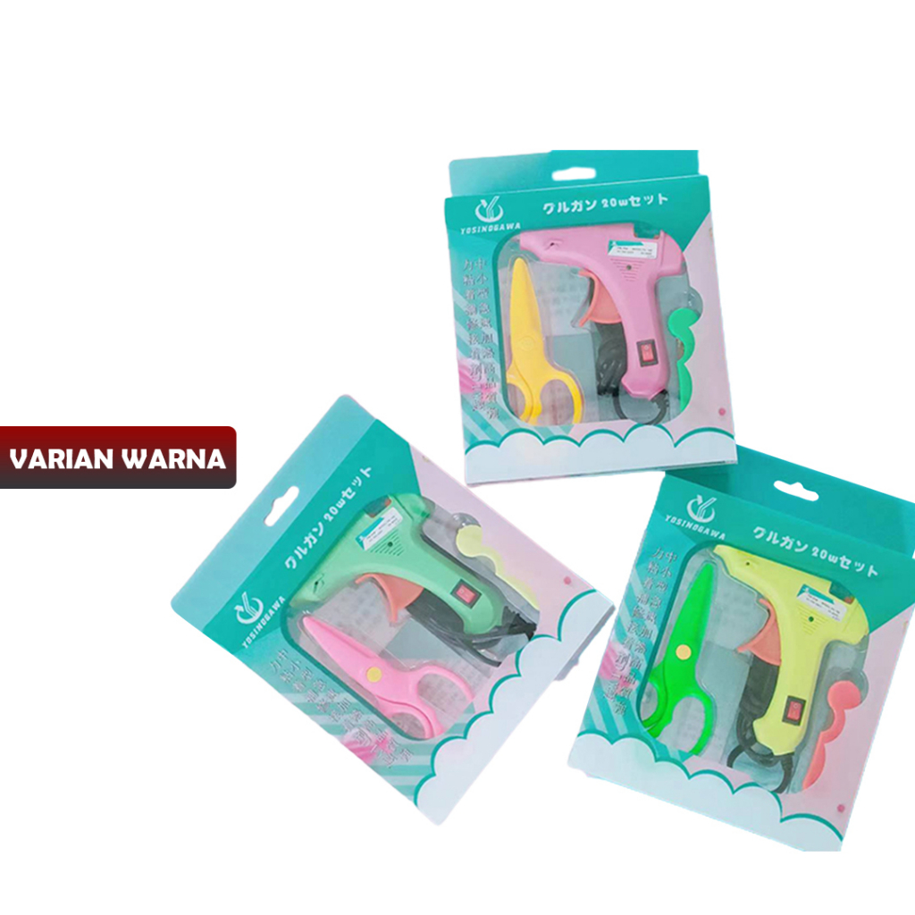 PAKET GLUE GUN LEM TEMBAK 20W ~ FREE LEM - YOYOSOO