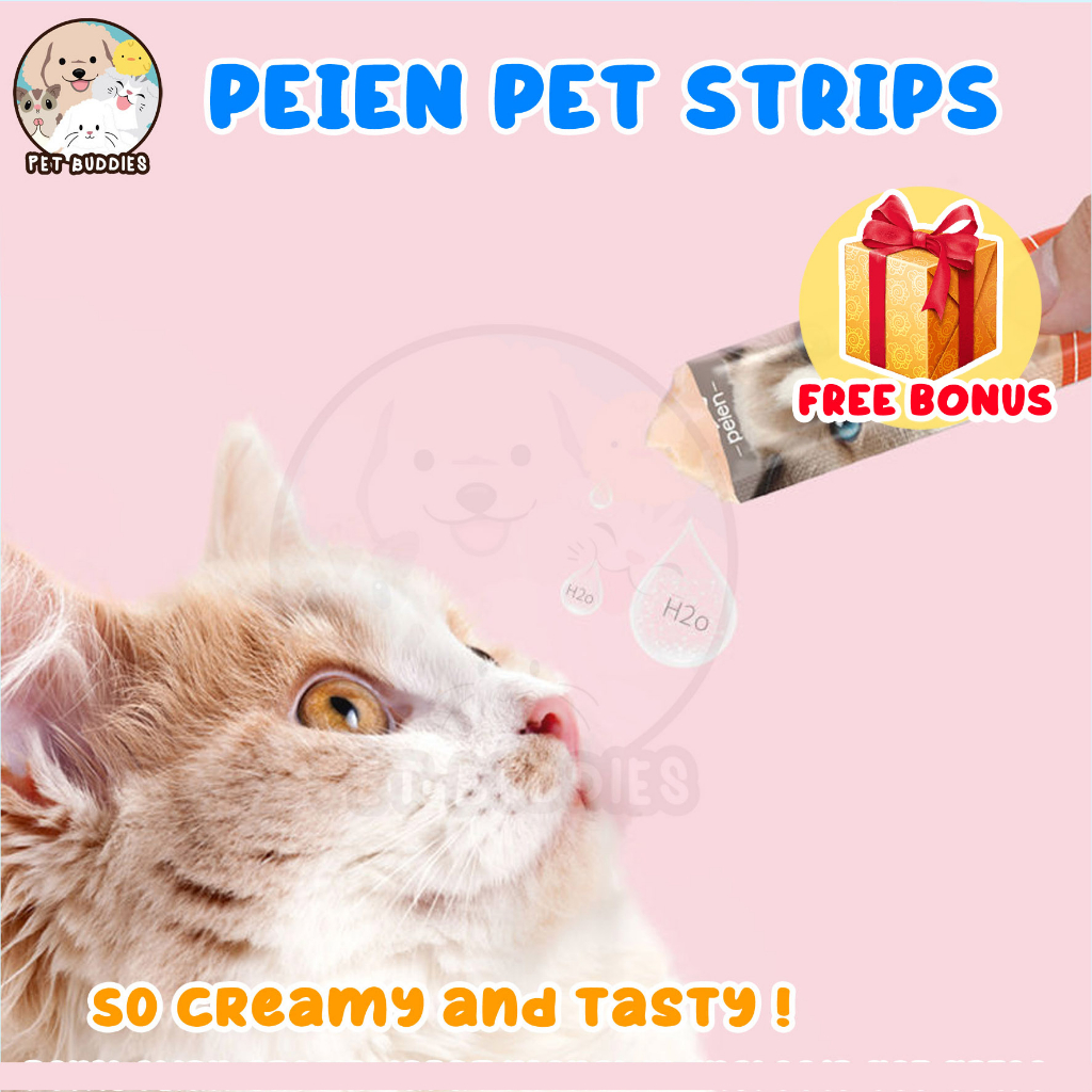 Peien Cat Strip 15g Snack Kucing Multivitamin Bulu Lembut