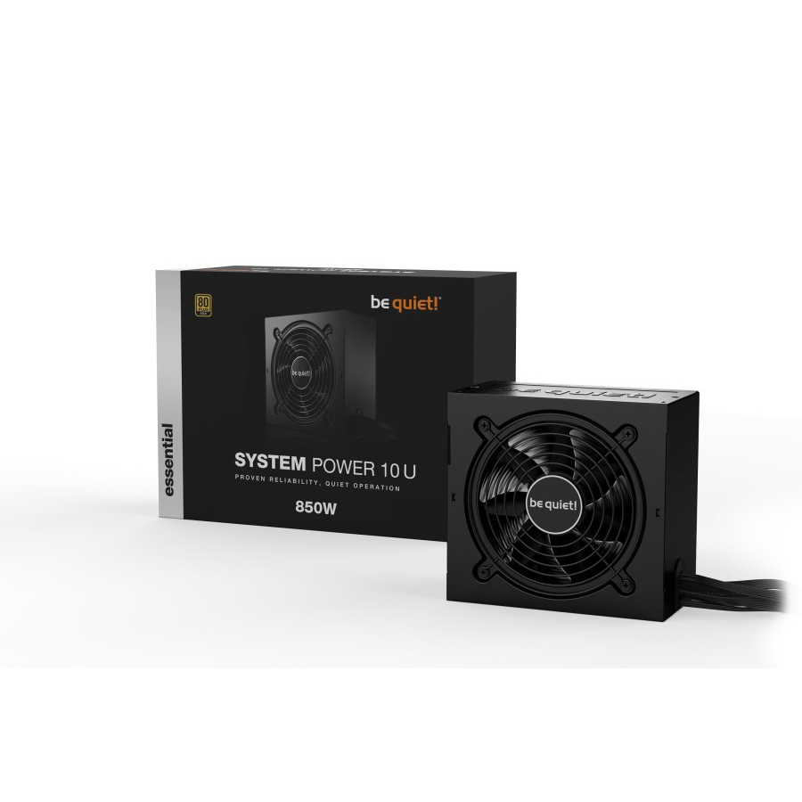 be quiet SYSTEM POWER 10 U 850W - Sumber Daya Listrik ATX 850W dengan Efisiensi 80+ Gold