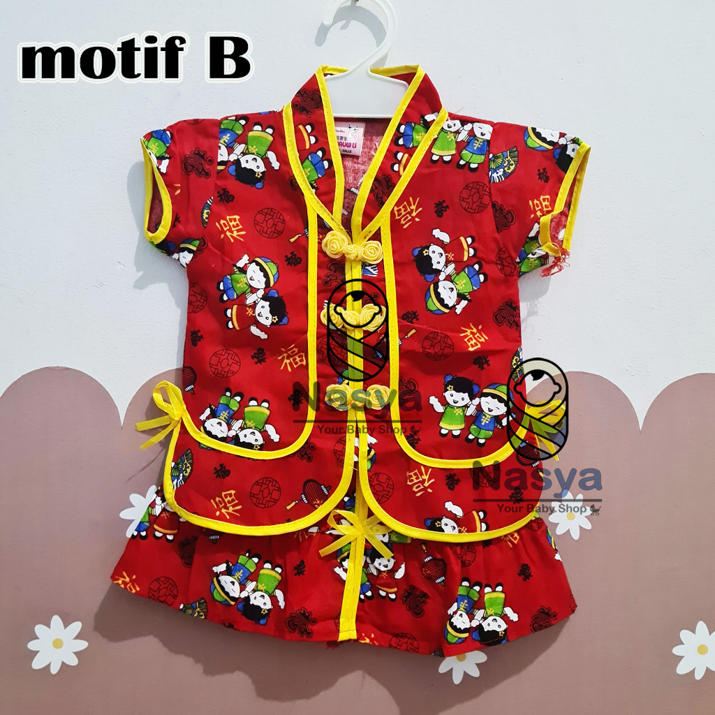 [KK-016] Baju Cina Anak Perempuan / Setelan Baju Implek MURAH