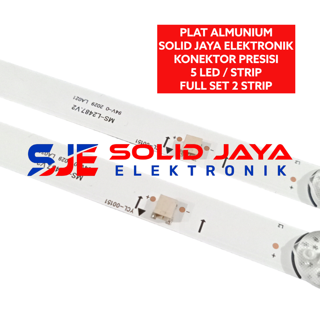 BACKLIGHT TV LED CHANGHONG L32G3 L 32G3 L32G 3 32G L32G 3 LAMPU BL L5K 5 KANCING 5LED 3V CHANG HONG 32INCH 32INC 32IN MS-L2487.V2