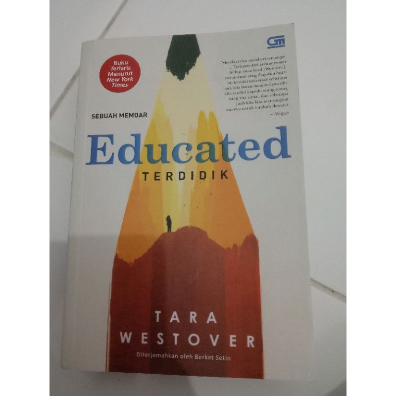 PRELOVED LIKE NEW BUKU SELF IMPROVEMENT ORI "EDUCATED" BY TARA WESTOVER