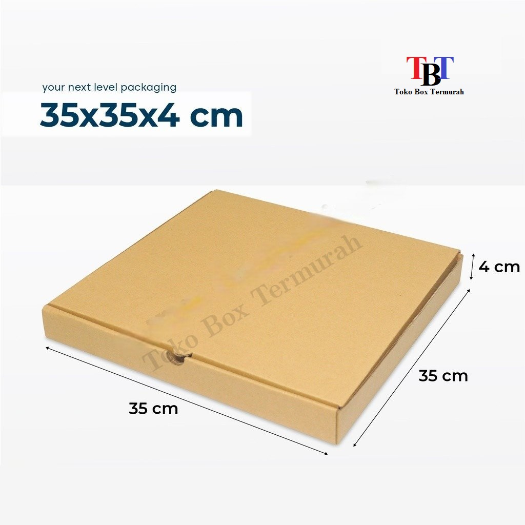 

Box 35x35x4 cm Kardus/Karton/Polos/Pizza/hampers