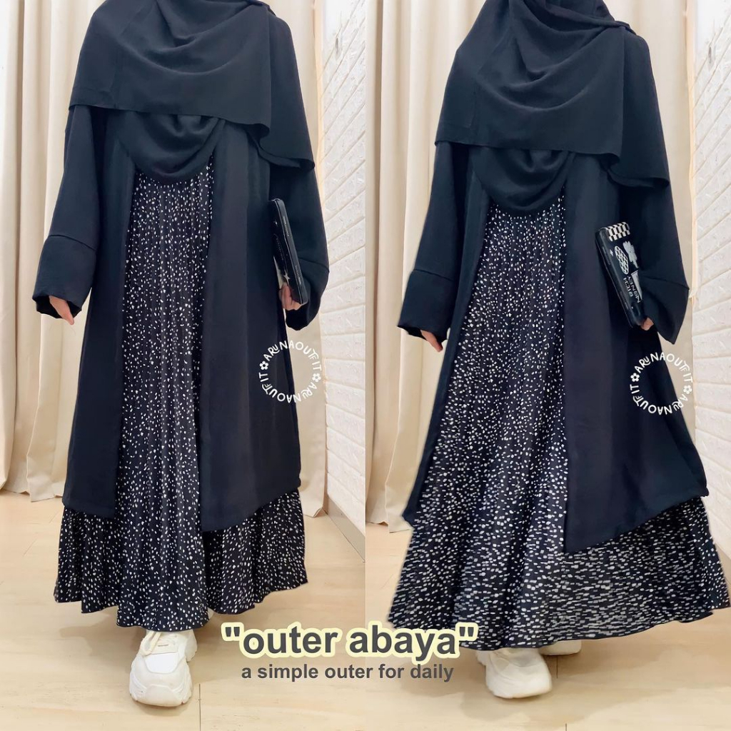 OUTER ABAYA BY ARUNAOUTFIT