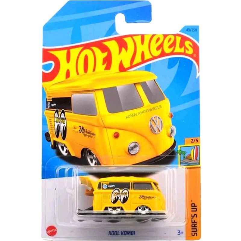 Hot Wheels Kool Kombi VW Mooneyes Kuning