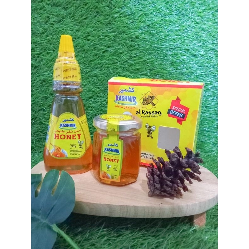 

MADU KASHMIR/KASMIR /INDIA 227 GR + 125 gr COMBO PACK SEPERTI AL SHIFA TERMURAH HARGA PROMO