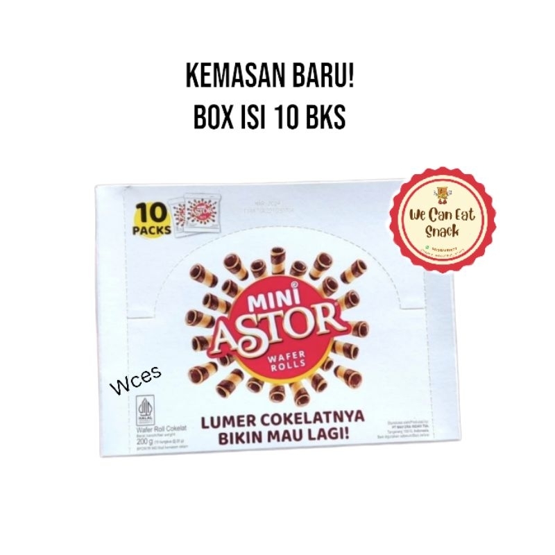 

Astor Mini Wafer Rolls Box Isi 10 Bks