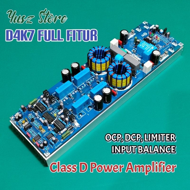 Kit Class D D4K7 Power amplifier Fullfitur 8 mosfet 4k7