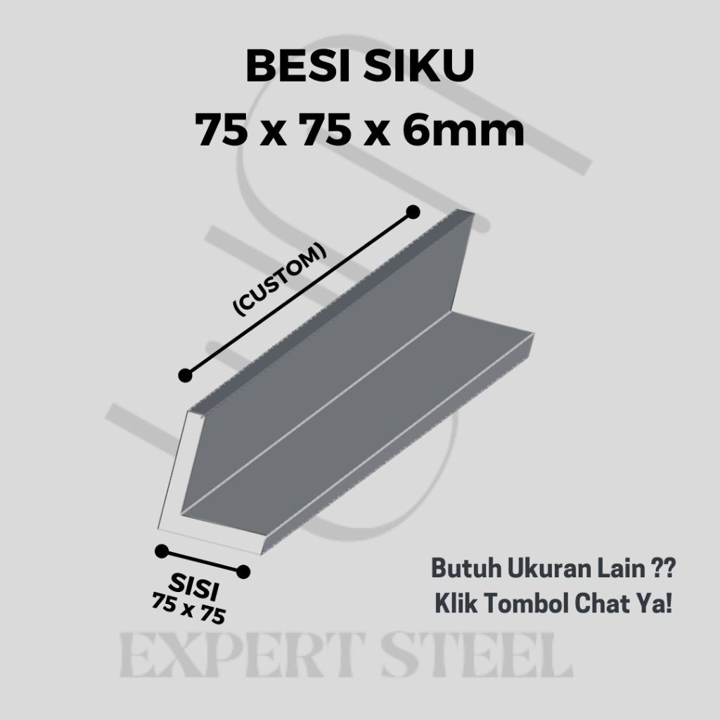 BESI SIKU 75 x 6mm x 0,50M