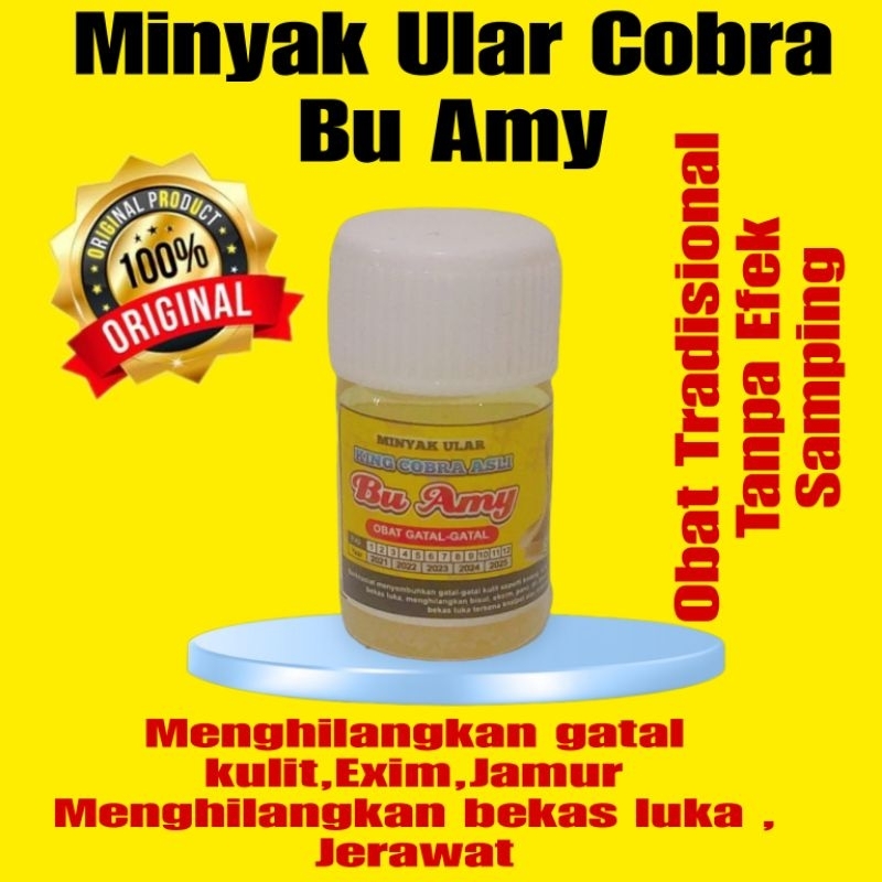 Minyak Ular Cobra Asli Obat Gatal Kulit Berair Bernanah