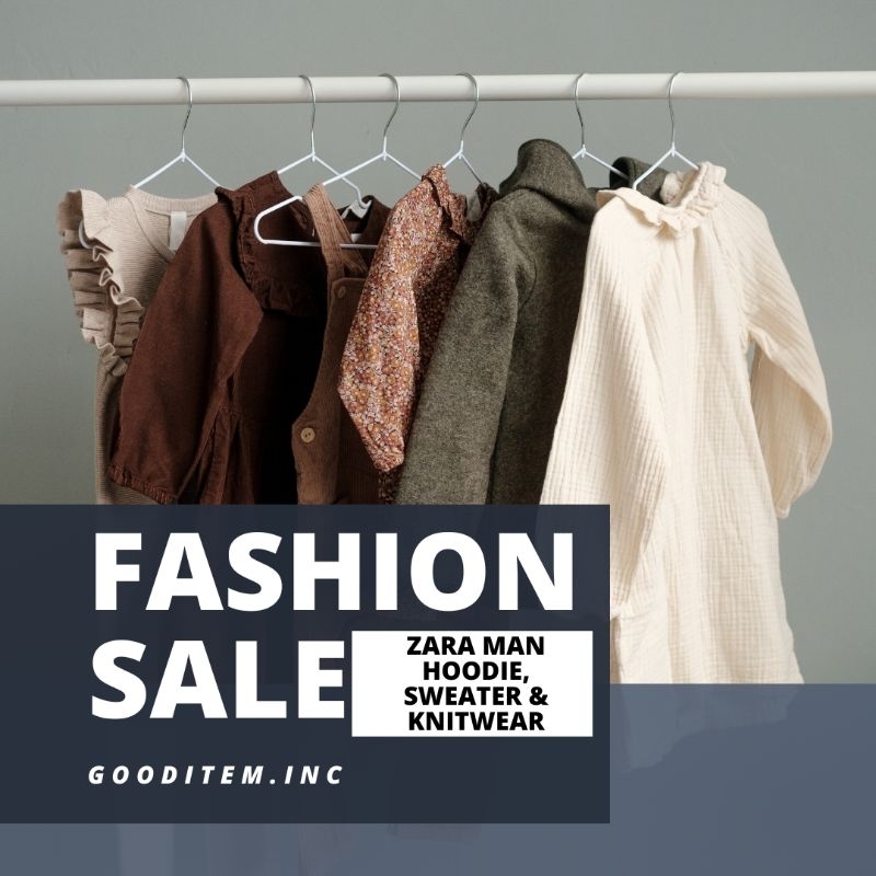 Hoodie, sweater & knitwear pria (zara)