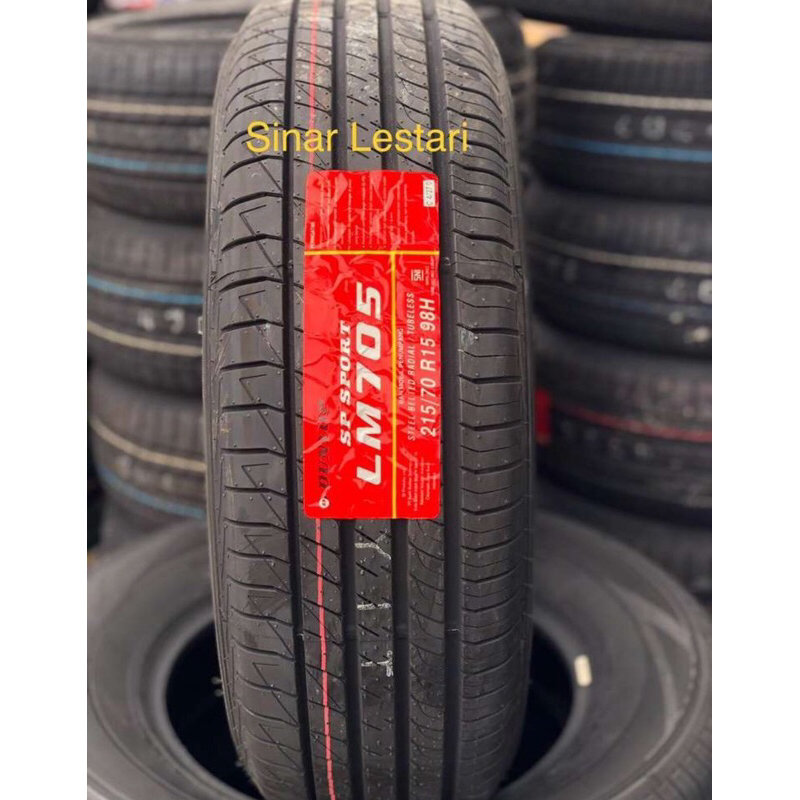 Ban Dunlop LM 705 215 70 R15 98H Ban Mobil Katana, Kuda, Innova,CRV, Taruna Dll.