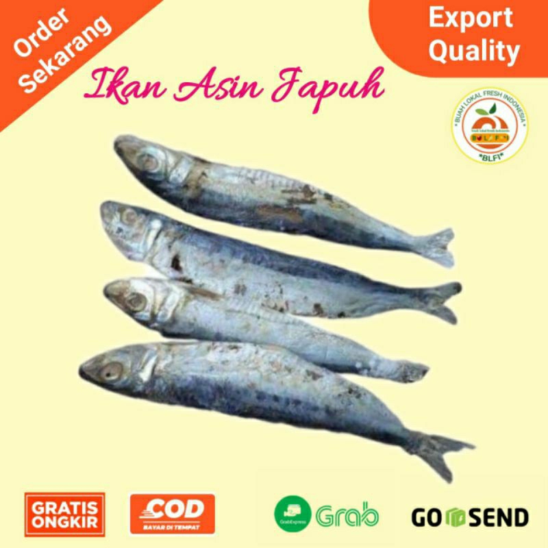 

IKAN ASIN JAPUH UKURAN SEDANG ( 100gram )