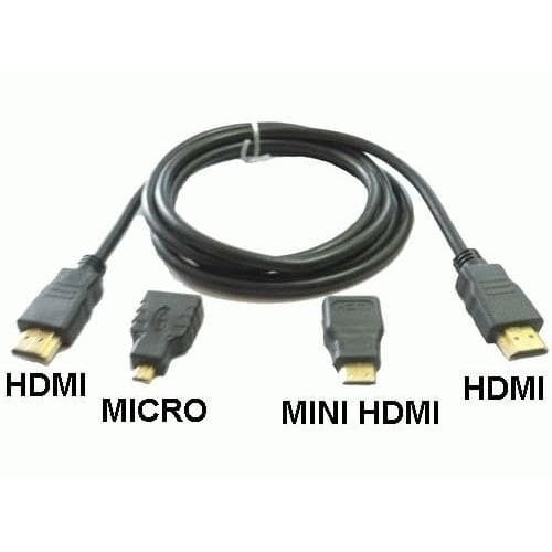 KABEL HDMI 3 IN 1~HDMI~MICRO HDMI~MINI HDMI