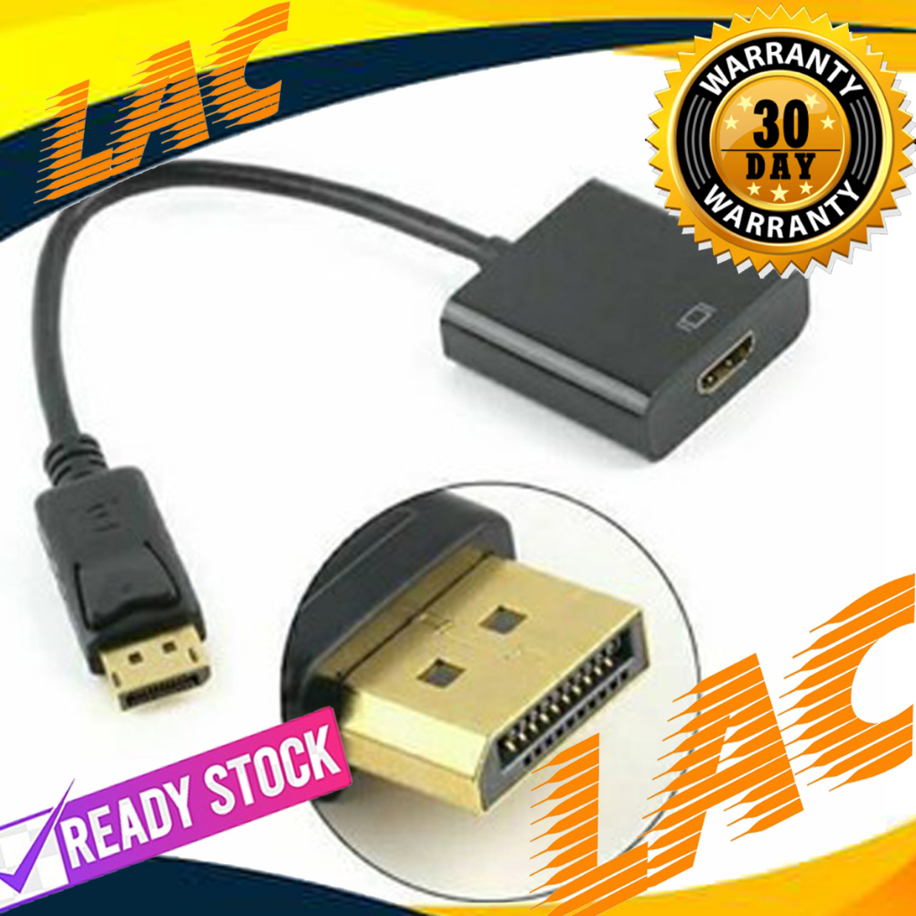 conventer display port to hdmi /CONVERTER DISPLAY PORT TO HDMI / DP TO HDMI / DISPLAYPORT KE HDMI