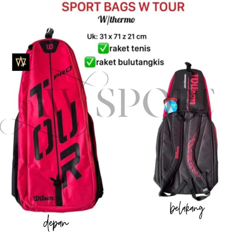 NEW TAS TENIS WILSON PRO TOUR THERMOGUARD WRZ 857800 / BACKPACK WILSON