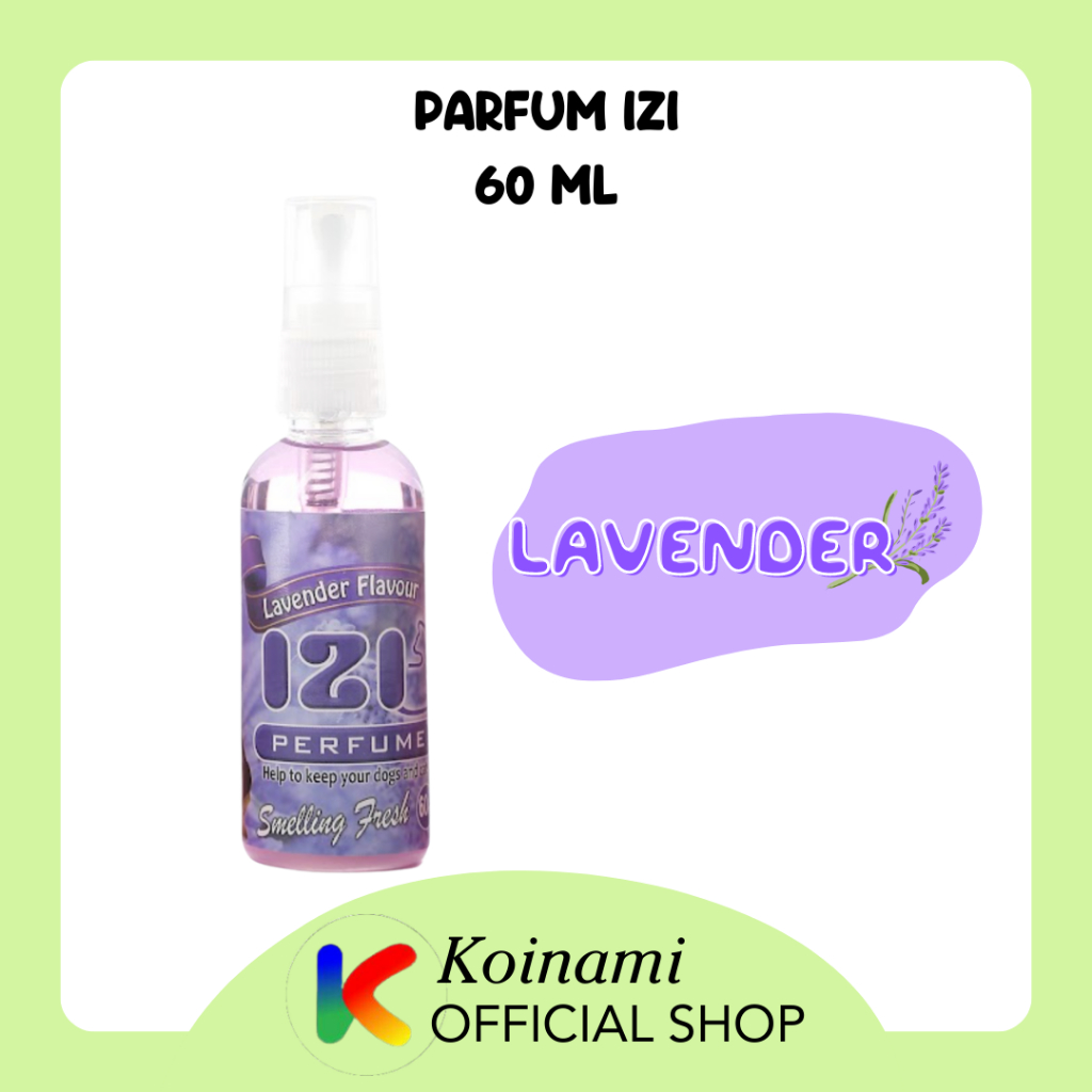 PARFUM IZI 60ml untuk kucing anjing / minyak wangi kucing anjing / grooming / btm