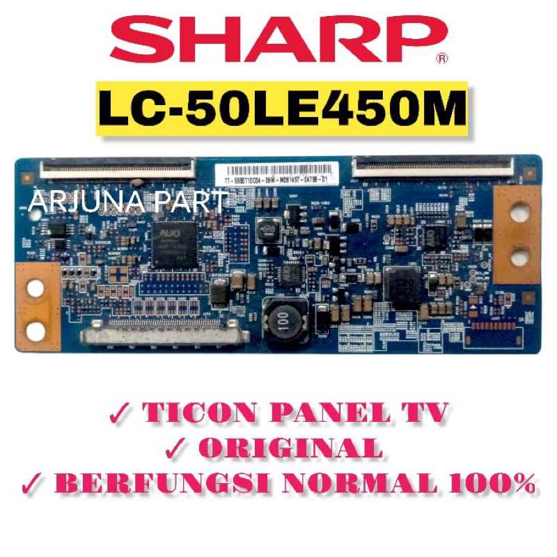TICON TV SHARP LC-50LE450M / TIMING CONTROL TV SHARP LC-50LE450M/ TICON PANEL LC-50LE450M/ TICON SHA
