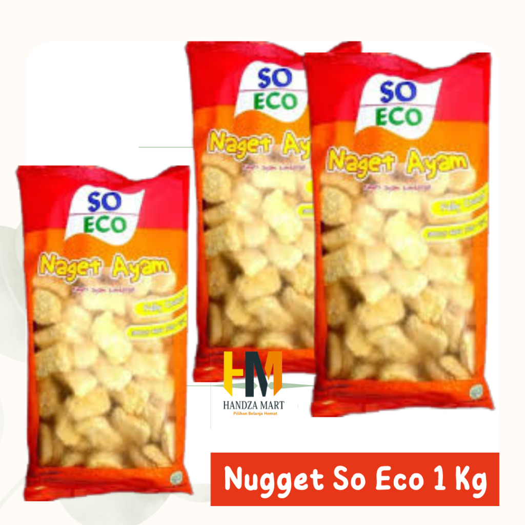 

So Eco Nugget Ayam/Naget Ayam So Eco 1 Kg