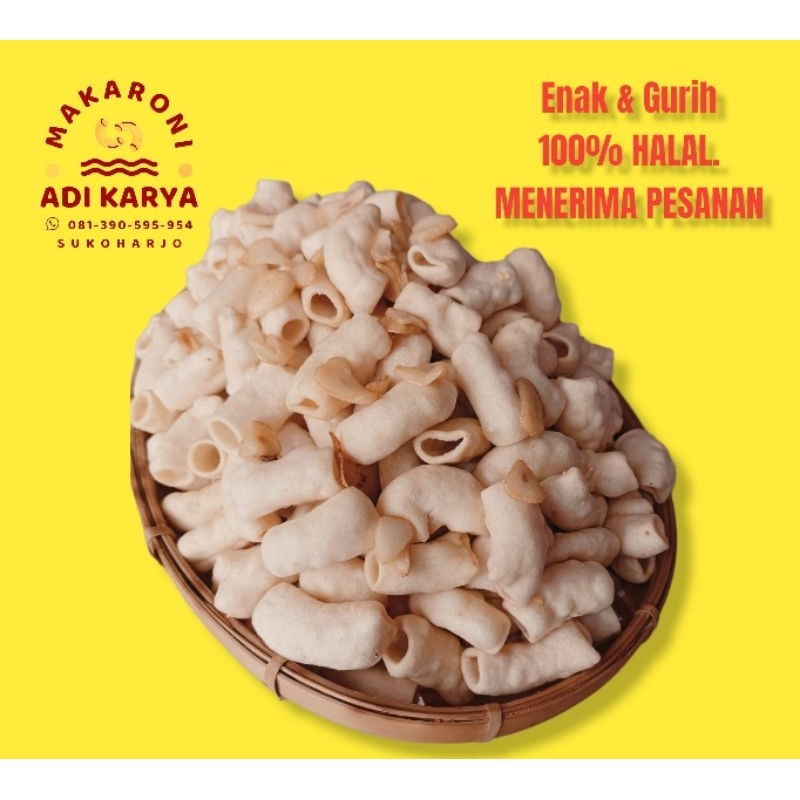 

MAKARONI SPESIAL RASA BAWANG ORIGINAL 750 GRAM by ADI KARYA