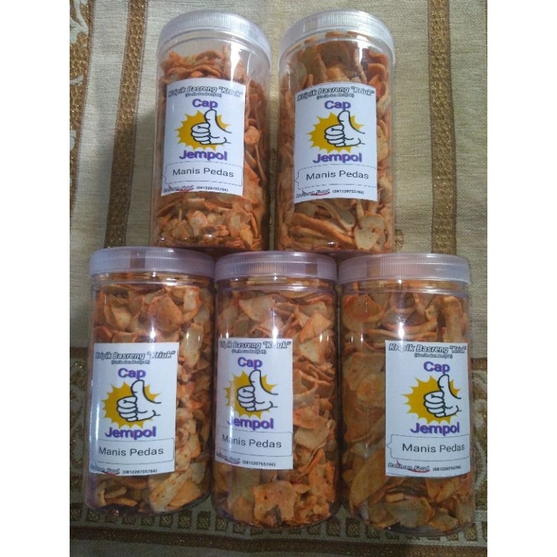 

Keripik basreng cap jempol