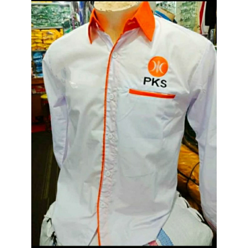Kemeja Partai PKS Lengan Panjang