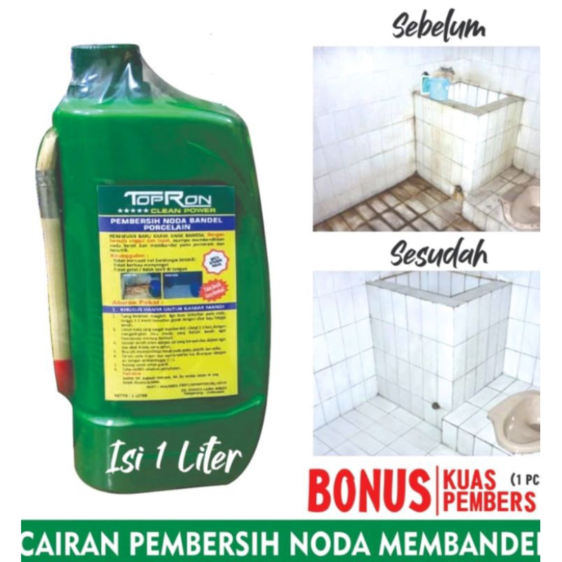 Topron clean power 1 liter free kuas