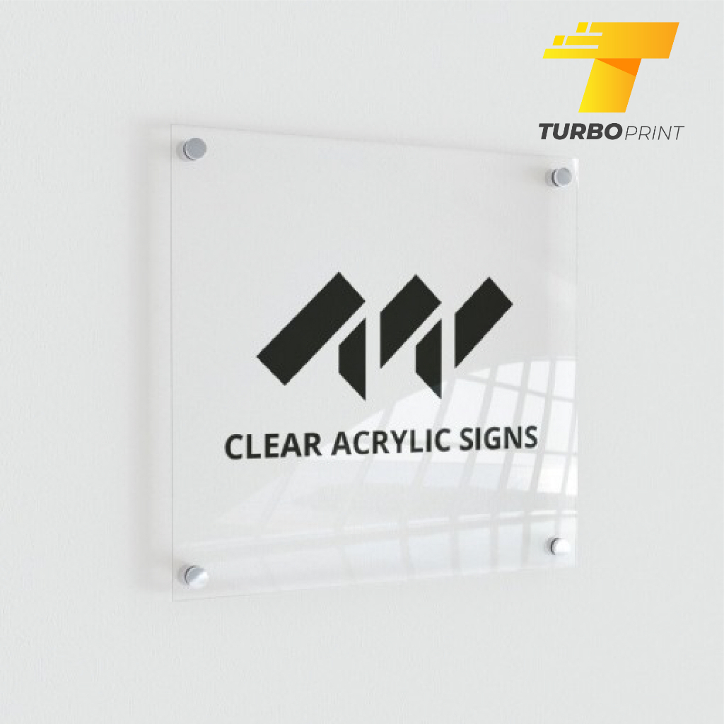 CUSTOM SIGNAGE LOGO PERUSAHAAN PLANG ACRYLIC - PAPAN NAMA TOKO - PLANG USAHA