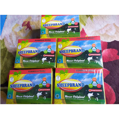 Sheepbrand Susu Kambing Etawa | 1 Kotak 10 Sachet 200 Gram