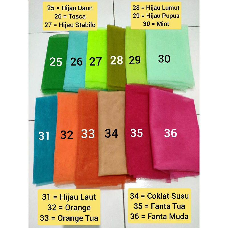 Kantong Tile Souvenir Tanpa Serut (T16 - T45 cm)