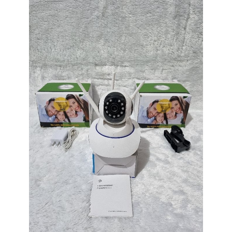 CCTV IP CAM YOOSEE FHD 1080P wireless konek ke handphone rotasi 360 derajat babycam night vision