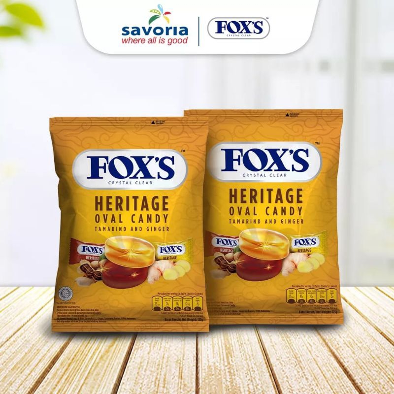 

134 - Permen FOX'S HERITAGE Bag - rasa tamarin 125g