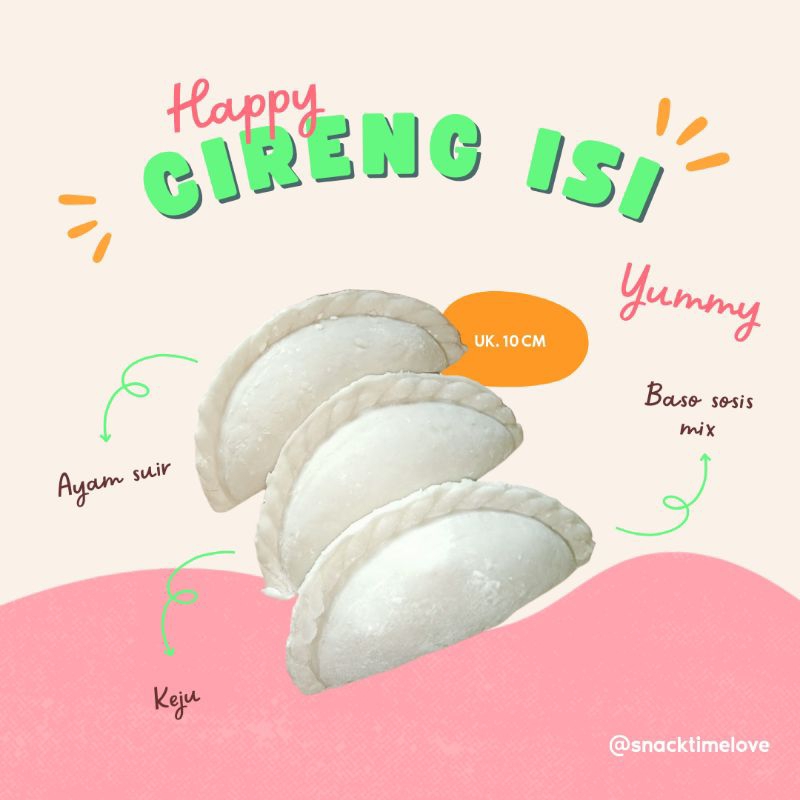 

CIRENG ISI Ayam suir, Keju, Bakso, Sosis, Jando, Bakso sosis mix