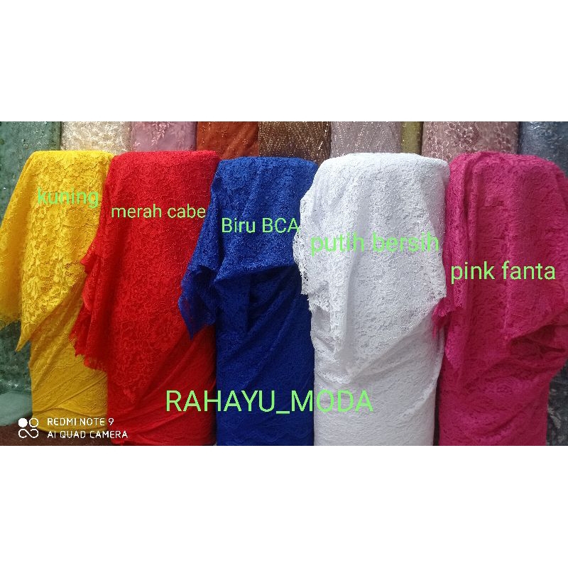 BAHAN BROKAT CORNELI / BROKAT KATUN / BRUKAT TULANG  / KEBAYA BRUKAT CORNELI / SERAGAM BRUKAT