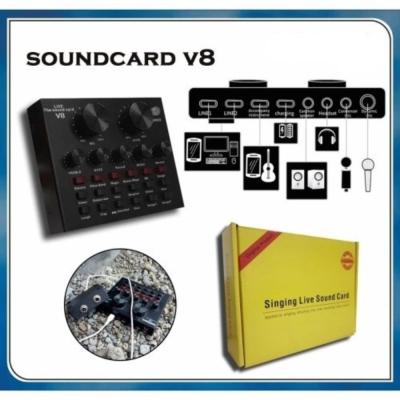 

Audio Taffware SoundCard USB Dijual Mixer SoundCard V8 Bluetooth V8 EXTERNAL Berkualitas