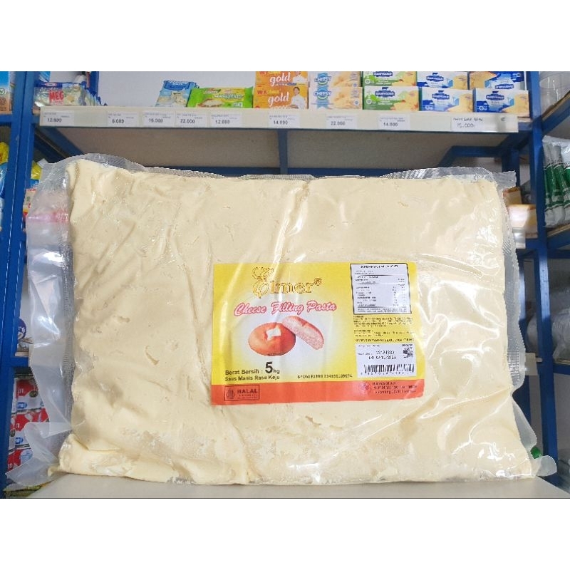 

Elmer Filling Keju 5Kg / Isian Roti Keju 5Kg / Elmer Cheese Filling 5Kg / Selai Keju Elmer 5Kg