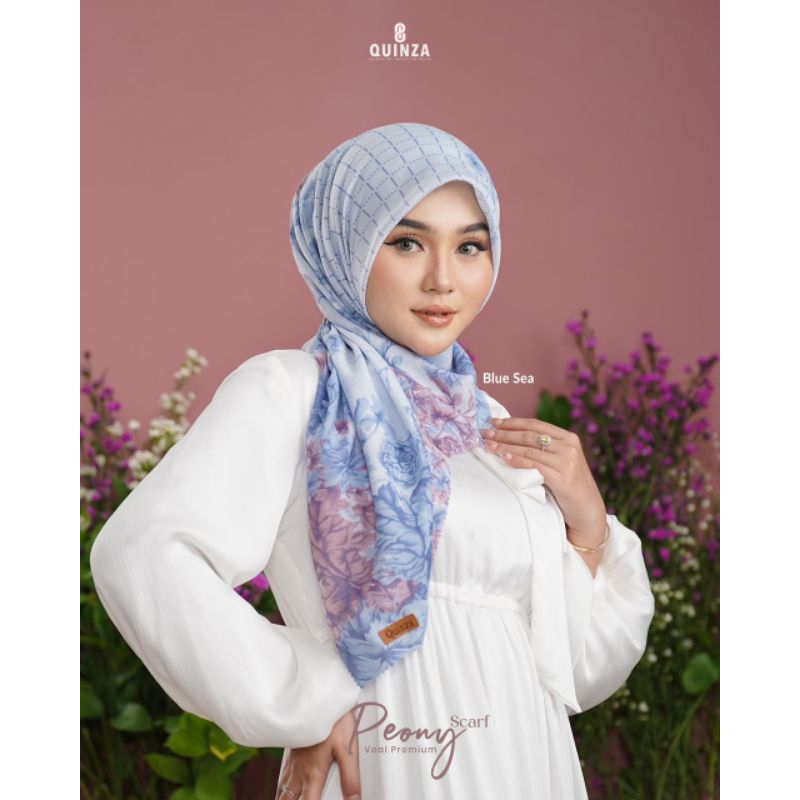 Segiempat Quinza *Peony Scarf*