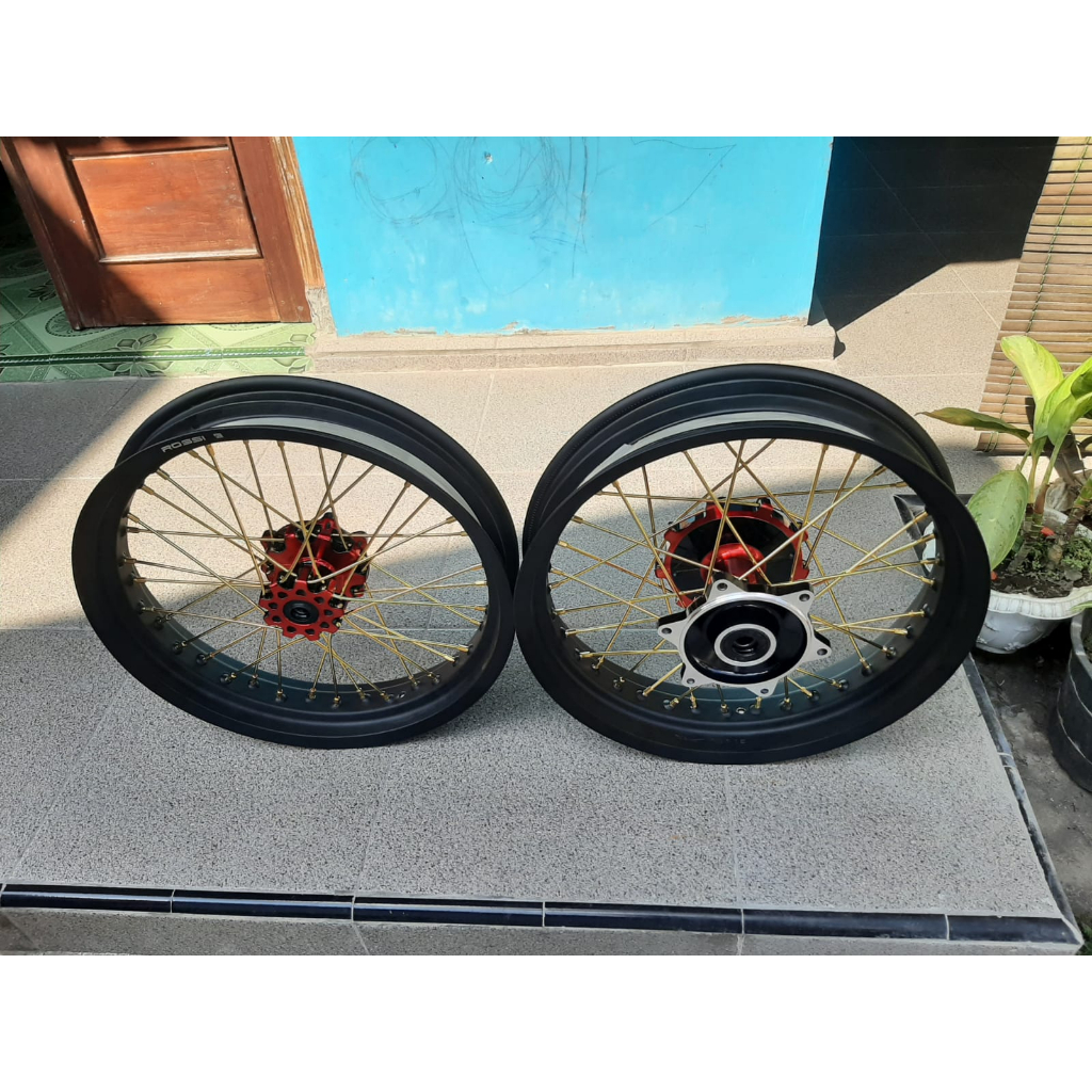 Rakitan Velg Supermoto Honda CRF 150 Velg Sumo CRF 150 Ring 17 Tanpa Ban