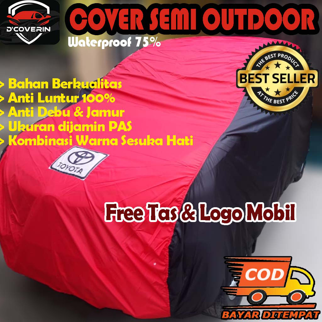 DCOVERIN COVER / SARUNG / MANTEL MOBIL D'COVERIN TAHAN PANAS EFEK DAUN TALAS SEMI OUTDOOR