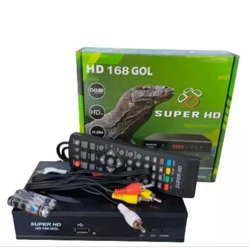 Set Top Box Digital OPTUS SUPER HD 168 STB DVB T2 Siaran TV Digital - HDMI FULL HD INPUT