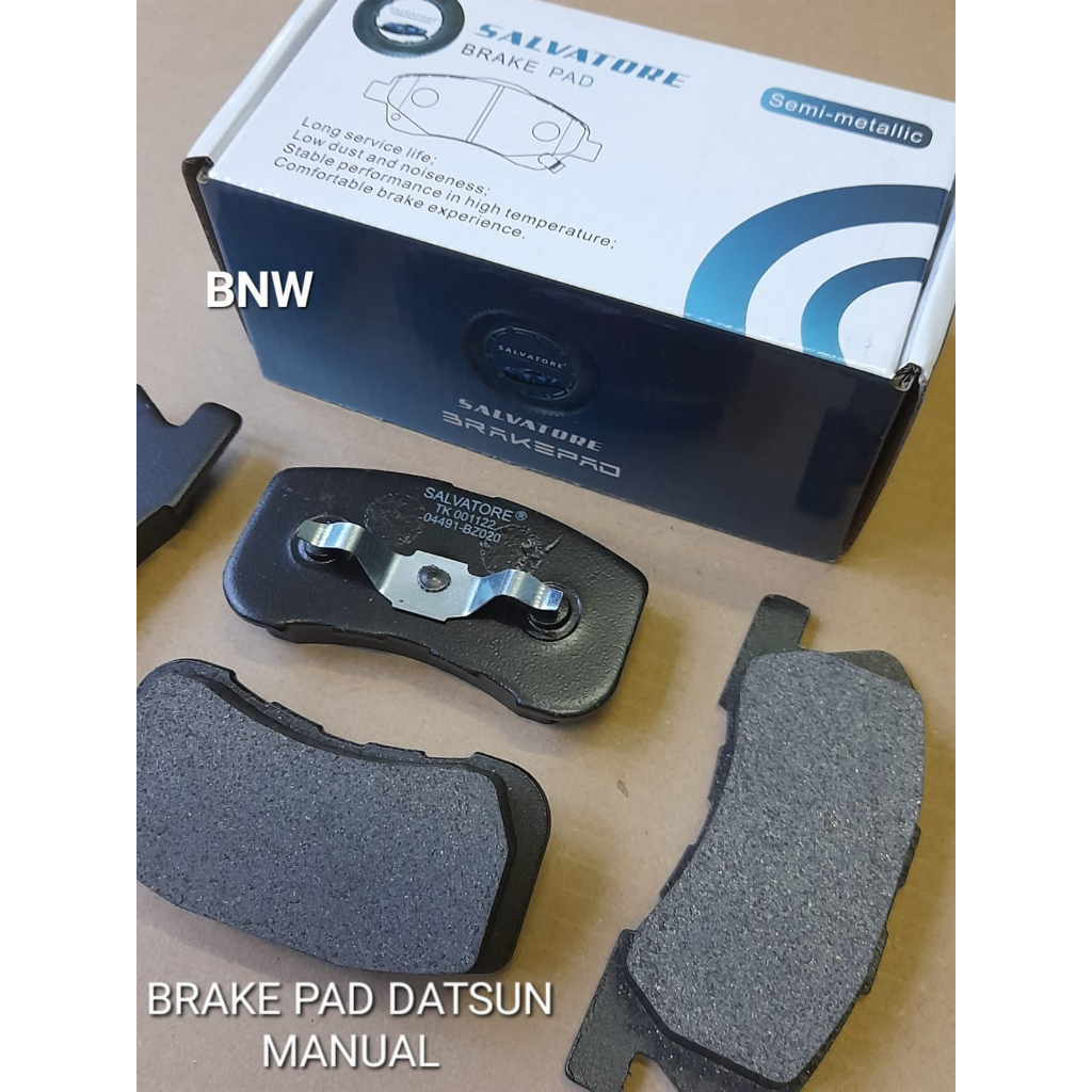 BRAKE PAD DATSUN GO MANUAL