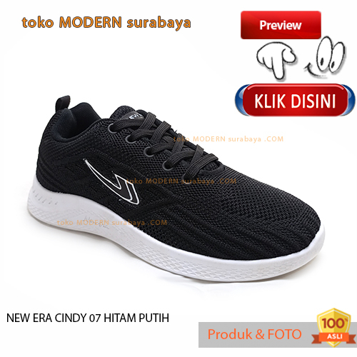 Sepatu wanita sepatu sekolah olahraga sneakers tali NEW ERA CINDY 07