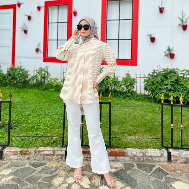 Radwah - Shabir Top Stripe - Atasan Wanita