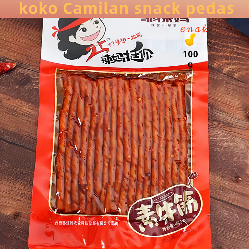 

[HALAL]WULAMA Gluten spicy-Camilan pedas halal-Snack vegetarian latiao 100g
