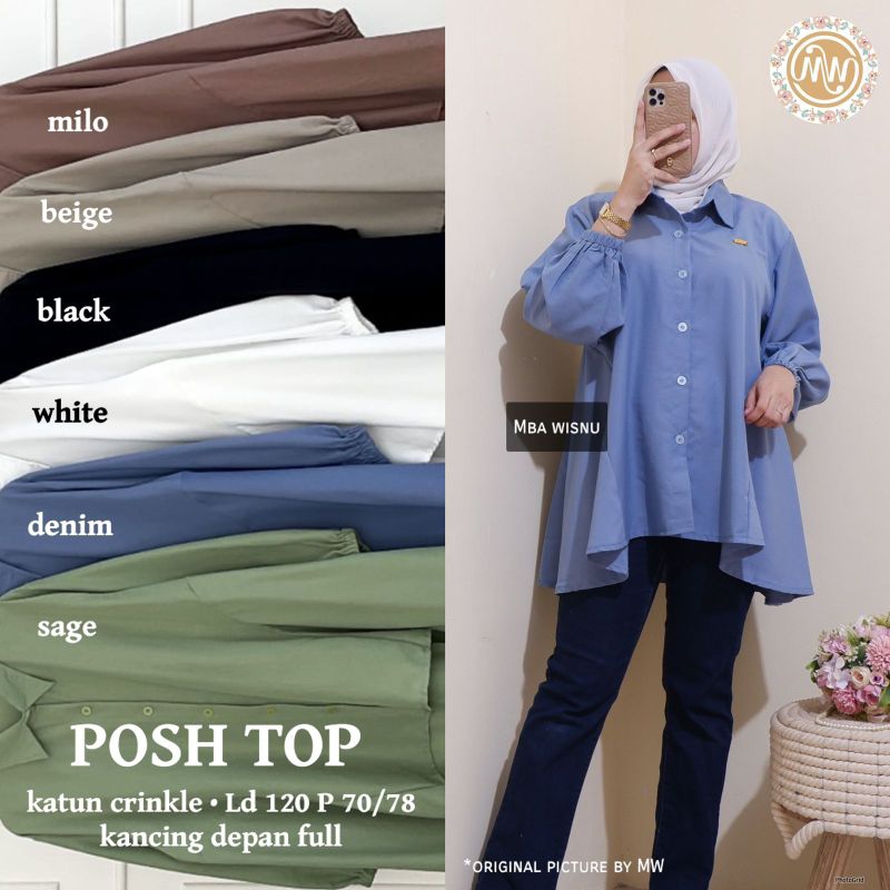 POSH TUNIK BY MBA WISNU / TUNIK KATUN LINEN