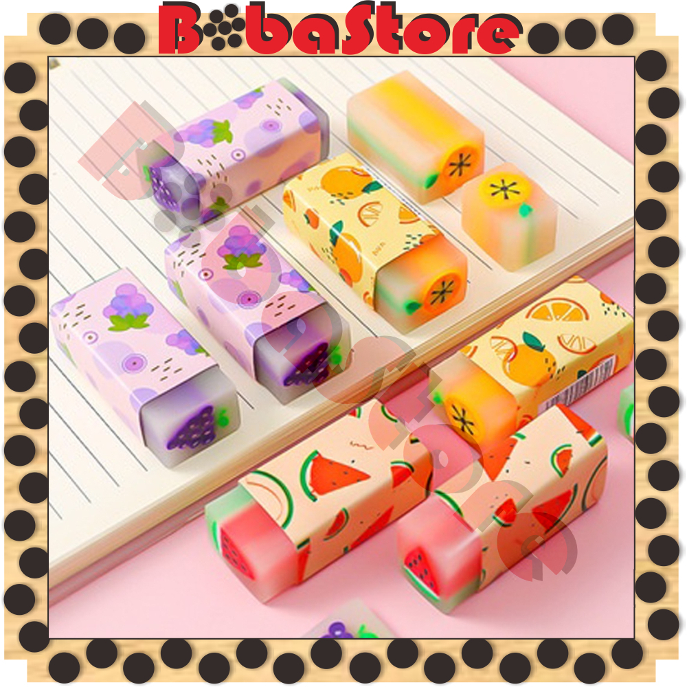 

⭐Bobastore⭐ Eraser Penghapus Karakter Dinosaurus Penghapus Pensil Motif Buah Fruits Sweet Eraser Anak Sekolah Karakter Dino Hapusan Sekolah Korean Style S068