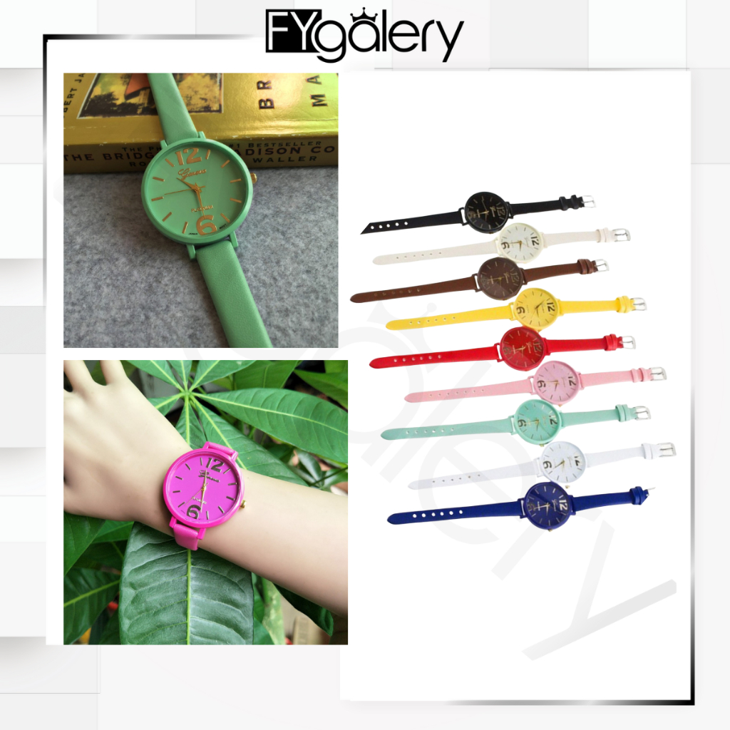 FYGALERY J119 Jam Tangan Wanita Mini Jam Analog Tali Kecil Fashion Cewek