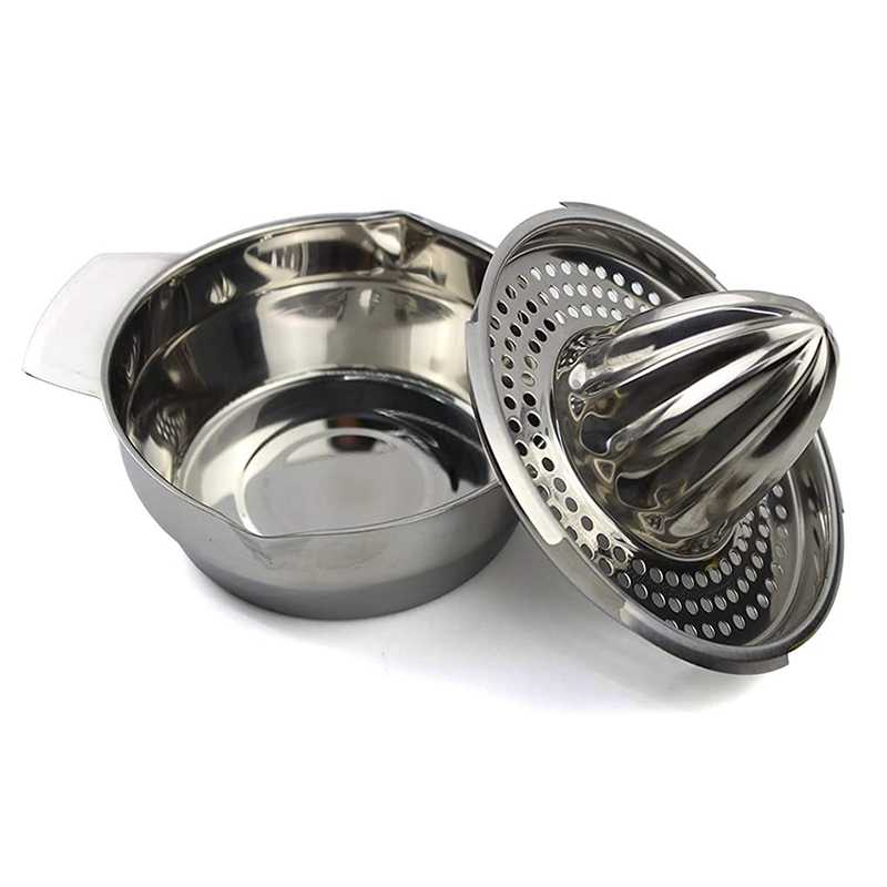 Alat Peras Jeruk Lemon Juicer with Bowl and Strainer Efektif dengan Penyaring Ampas Desain Berkualitas